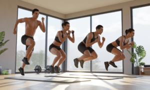 despídete de las largas sesiones de cardio en casa: descubre cómo con solo 4 movimientos bien realizados puedes lograr resultados efectivos y ahorrar tiempo.