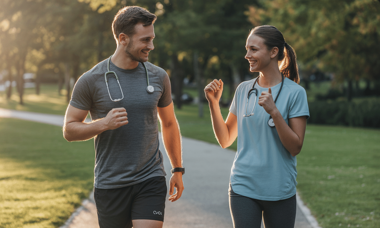 dos kinesiólogos destacan la importancia de caminar despacio después del ejercicio, asegurando que es tan vital como la actividad física realizada para una recuperación óptima.