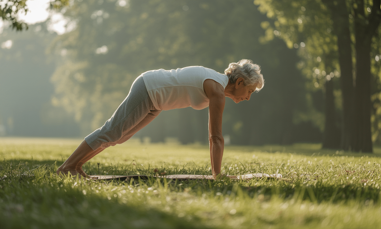 descubre los beneficios de hacer esta postura de yoga 3 minutos cada mañana a partir de los 60 años para mejorar tu bienestar físico y mental.