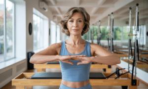 isabel navarro, instructora de pilates, destaca que el pilates de pie es más eficaz que el pilates en suelo para personas mayores de 60 años, una información poco conocida pero muy beneficiosa.