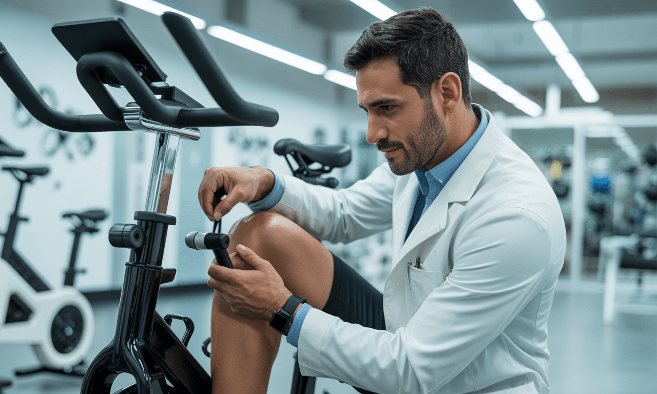 jorge domínguez, médico deportivo, alerta sobre la importancia de ajustar correctamente la bicicleta estática para evitar daños en las rodillas. aprende cómo proteger tus articulaciones y entrenar de forma segura.