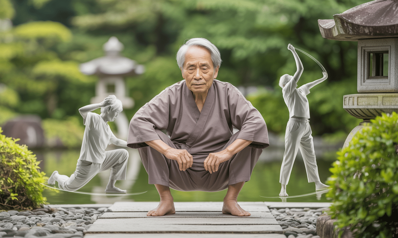 descubre por qué en japón las personas mayores de 70 años se agachan sin dolor y qué ejercicio diario practican para mantener su movilidad y salud.