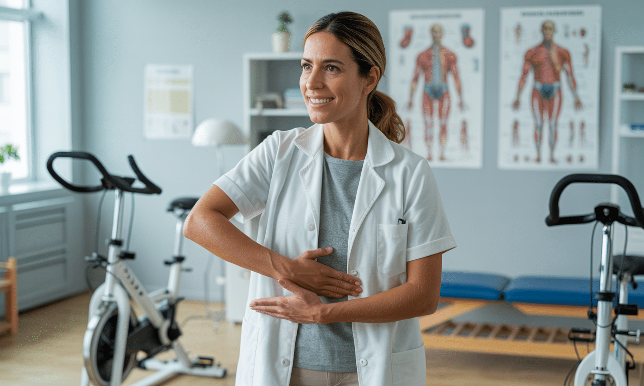 raquel lópez, fisioterapeuta, advierte sobre los riesgos de hacer bicicleta con caderas rígidas y explica la importancia de preparar esta zona antes de ejercitar.