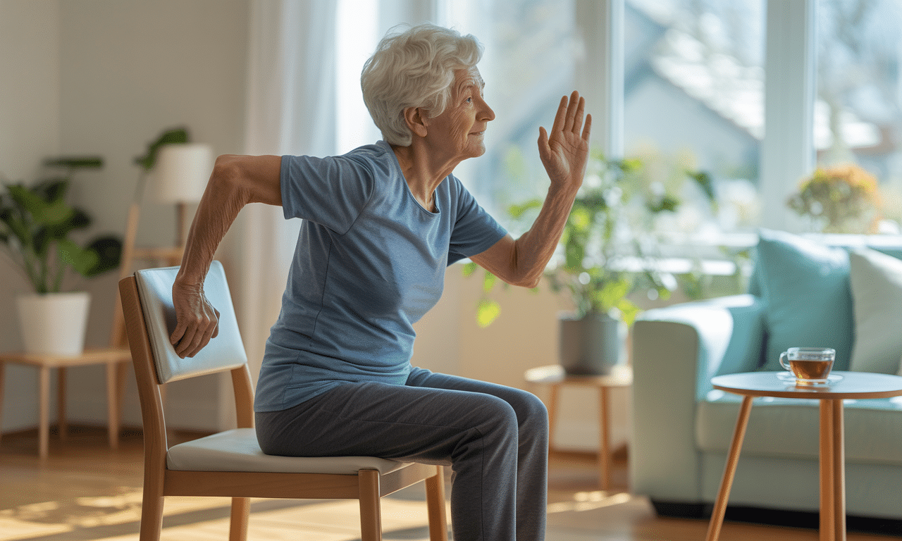 descubre los beneficios de sentarse y levantarse 10 veces seguidas cada mañana, una práctica recomendada por los geriatras para mejorar la movilidad y la salud en personas mayores.