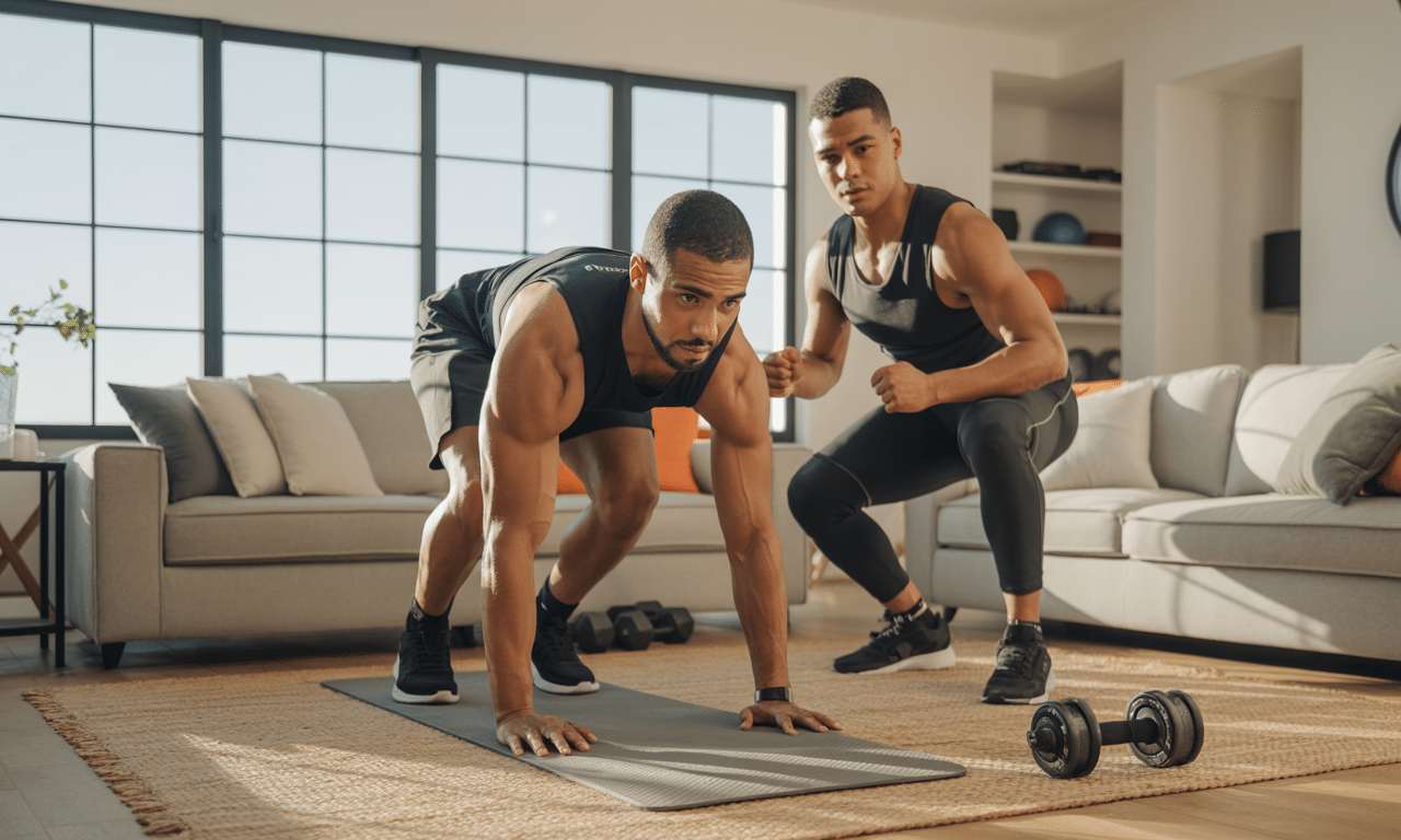 sergio navarro, entrenador personal, revela cómo 15 minutos de ejercicio en casa pueden ser tan efectivos como una hora en el gimnasio si se realizan correctamente.